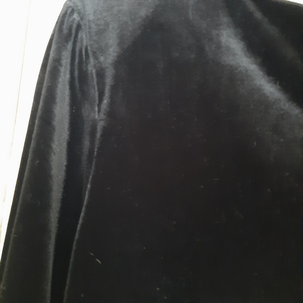 BLACK VELVET! Appleseed's black Velvet Blazer ☆ - Picture 6 of 9